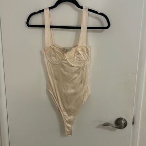 Zara blush corset style bodysuit